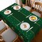 3 Pack Ramadan Mubarak Tablecloths for Eid Mubarak Decorations, 54" x 108" Plastic Disposable Happiness Ramadan Eid Al-fitr Party Table Covers for Rectangle Tables Ramadan Party Favors(Green)